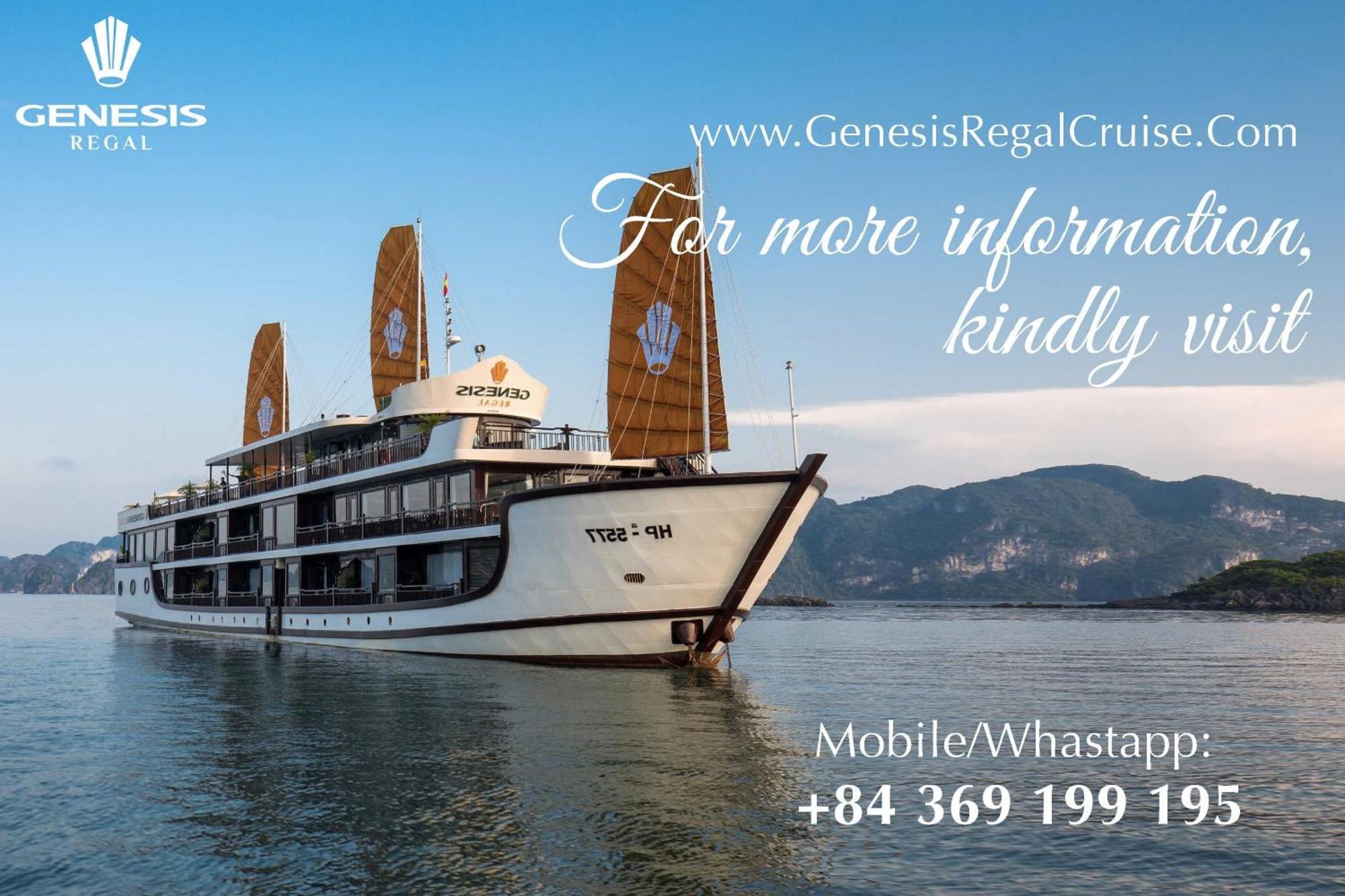 Genesis Luxury Regal Cruises Hotell Ha Long Exteriör bild